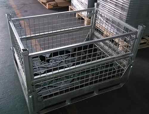 江门金属物流箱以保护产品为大前提，实现零部件包装简洁化