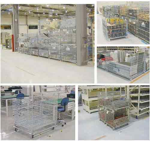 金属物流箱使用便捷高效，遵守仓储设备保管原则收益大